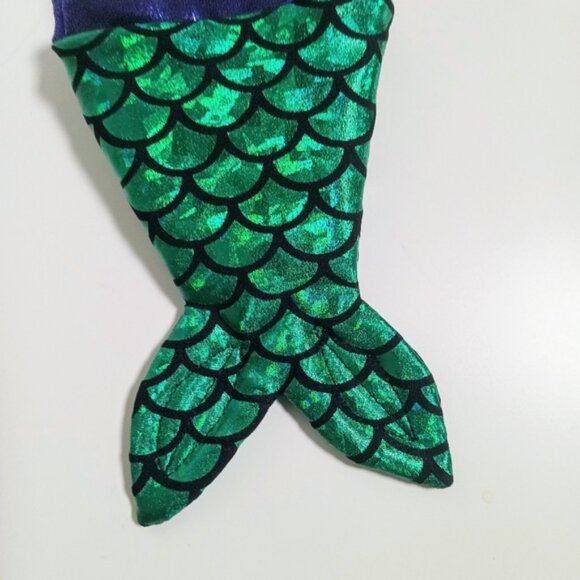 Custom Little Mermaid Ariel Outift and Metallic Bow Made to fit Labubu - Picture 6 of 7